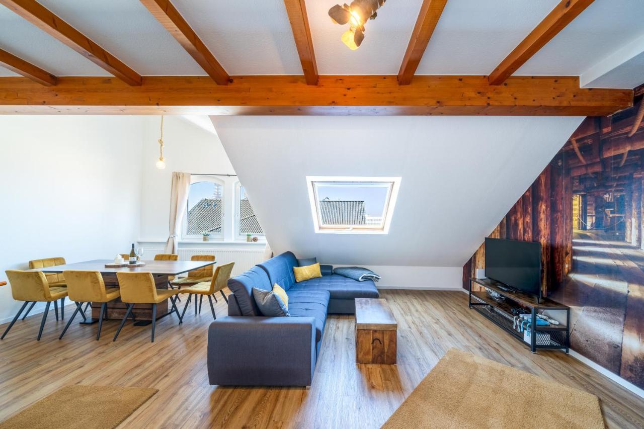 Stylisches Penthouse Zentral Tischfussball 100M2 Wii Hannover Bagian luar foto
