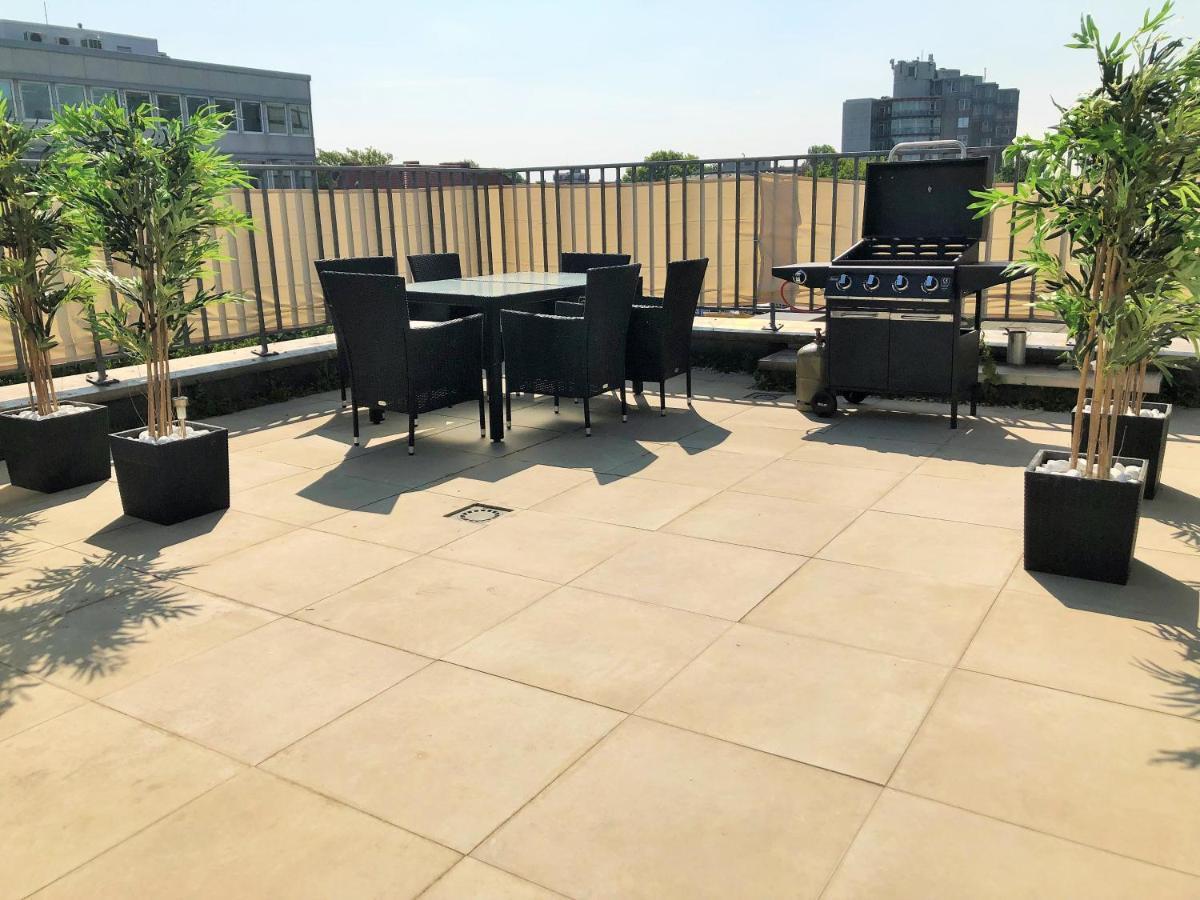 Stylisches Penthouse Zentral Tischfussball 100M2 Wii Hannover Bagian luar foto